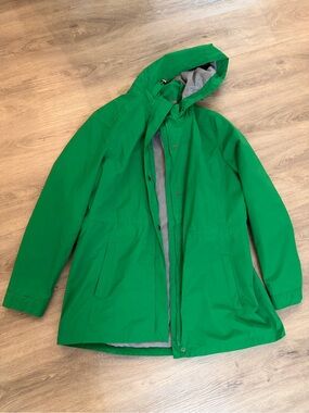Charles River Apparel Bright Green Hooded Raincoat